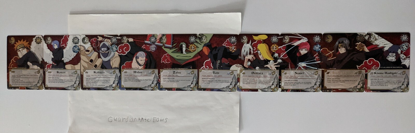 Naruto TCG CCG Shattered Truth Starter Deck Promo Akatsuki