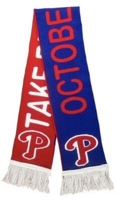 2024 Philadelphia Phillies October Ready Take Red October Made In USA SCARF
