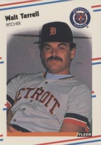 1988 Fleer Classic Miniatures - Walt Terrell #24