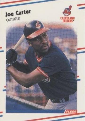1988 Fleer 经典微缩模型 - Joe Carter #18