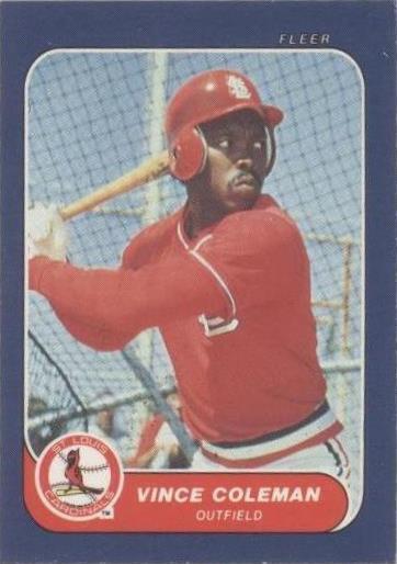 Fleer Classic Miniatures 1986 - Vince Coleman #7