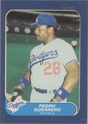 1986 Fleer Classic Miniatures - Pedro Guerrero #28