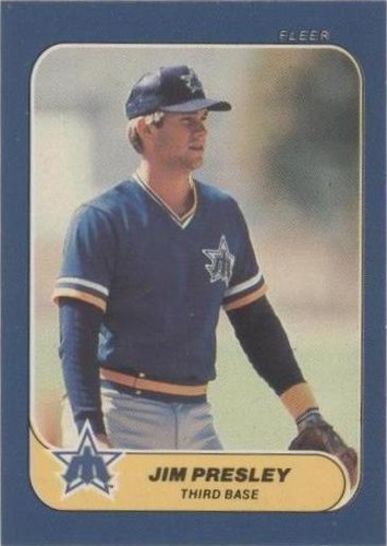 1986 Fleer Classic Miniatures - Jim Presley #98