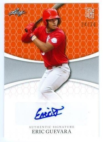 2022 Leaf Perfect Game National Showcase - Eric Guevara #BA-EG1