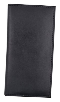 Basic PU Leather Checkbook Covers COLORS () Black