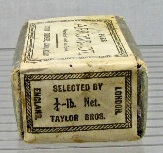 Vintage Package of Pure Arrowroot, Taylor Bros. London, England - Unopened