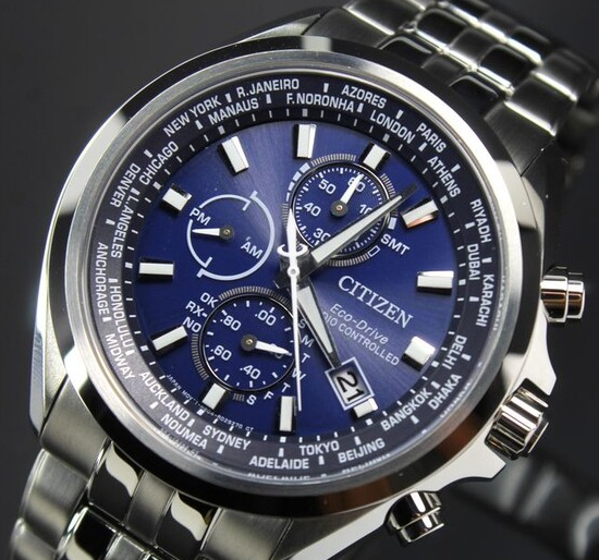 CITIZEN CITIZEN ECO-DRIVE AT8200-87L RADIO CONTROLLED BLUE DIAL SAPPHIRE CRYSTAL WATCH