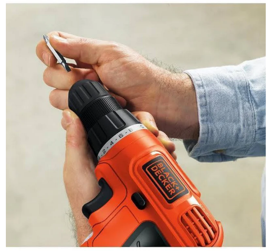 Power Tool Black Decker 18V Cordless Power Drill/Driver, 30 Accessories,