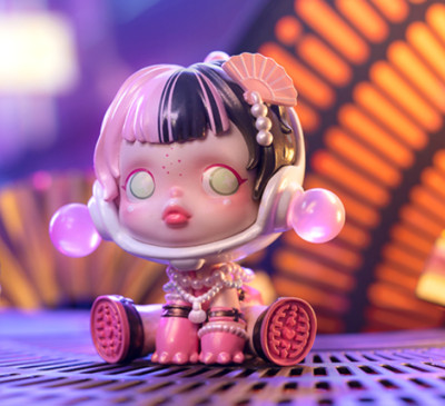 POP MART/SKULLPANDA Night City Series SP5 The Princess Mini Designer Art Toy
