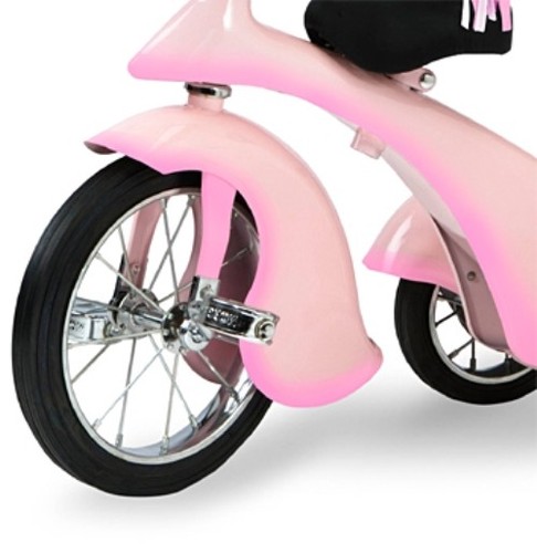 Kids Retro Tricycle Pink Fairy has Light & Adjustable Handle Bars