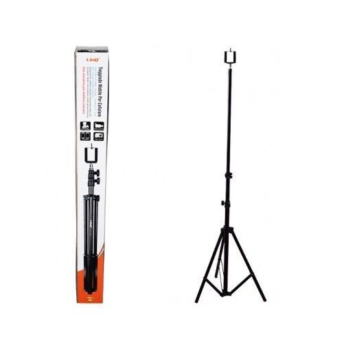 Cavalletto Treppiedi Regolabile Supporto Per Smartphone Linq J3255