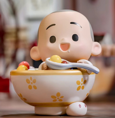 POP MART The Little Monk Yichan Chinese Delicacy Series Confirmed Figure Toy