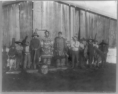 Photo:Alaskan natives,costumes,Chief Klart-Reech,Chilkat,1895