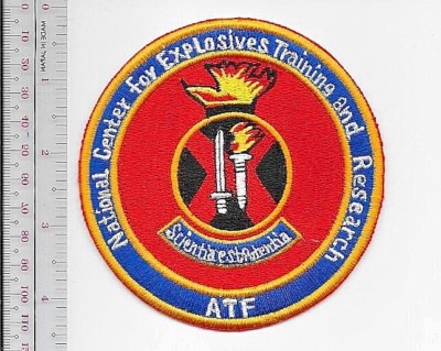 ATF National Center for Explosives Training and Research 'Scientia est Potentia