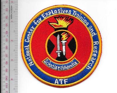 ATF National Center for Explosives Training and Research 'Scientia est Potentia'