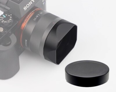 [GH] LH-RX1B Sony FE35 mm F2.8 FE55mm F1.8 RX1M2 square hood for haoge