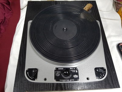 Garrard 301 Turntable Grease Bearing Hammertone All Refurbished Very Clean