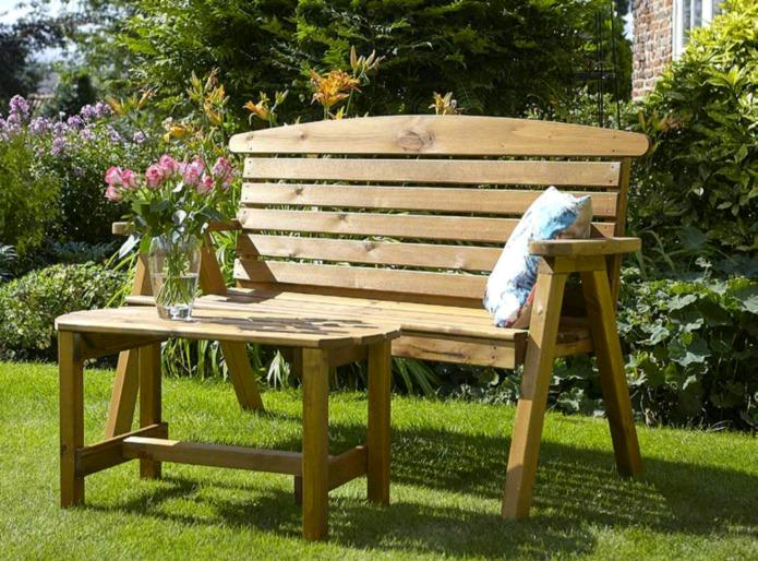 Wooden Garden Arch And Furniture Benches In Armagh County