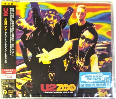 U2 ZOO TV Live in Dublin 1993 EP SHM CD +BONUS TRACK + OBI UICY-80497 SEALED