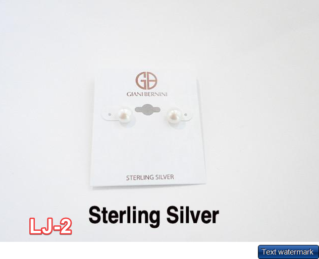 Giani Bernini Cultured Freshwater Pearl (5-6mm) Stud Earring