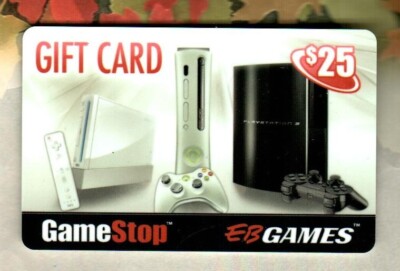 GAMESTOP / EB GAMES Video Game Consoles ( 2006 ) Gift Card ( $0 - NO VALUE )