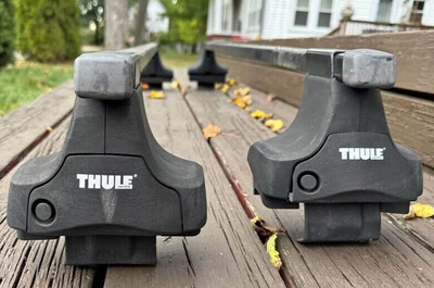 COMPLETE!! Thule  Roof Rack System Kit FITS 2013-2016 Chevrolet Malibu 4Dr Sedan