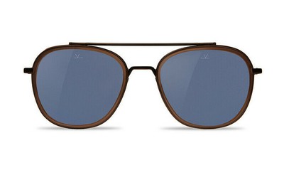 Vuarnet Sunglasses VL161500040622 VL1615 EDGE 1615 Gunmetal & Blue Polar PLZD