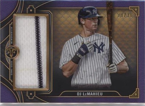 2022 Topps Triple Threads - D.J. LeMahieu #SJR2-DL1