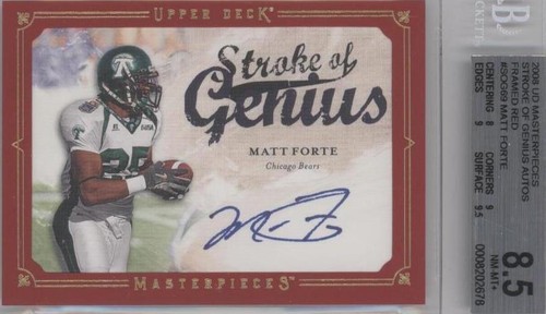 2008 Upper Deck Masterpieces Matt Forte #SOG69