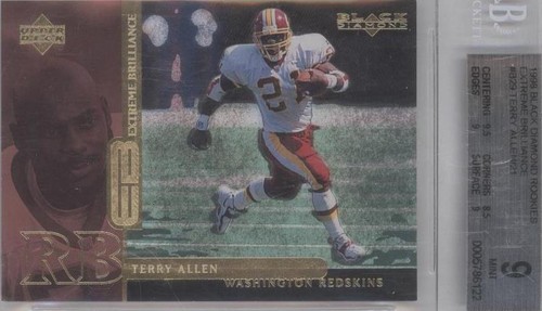 1998 Upper Deck Black Diamond Rookie Edition Terry Allen #B29