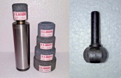 Black & Decker STONE HOLDER THREAD 9/16'' + Drive Cone Coupling + 5 Pcs Stones