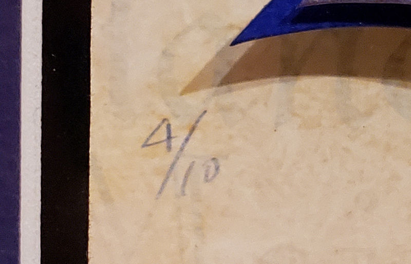 (Only 10 Made) 2001 Disneyana Convention Dave Avanzino Disneyland Sign Shadowbox