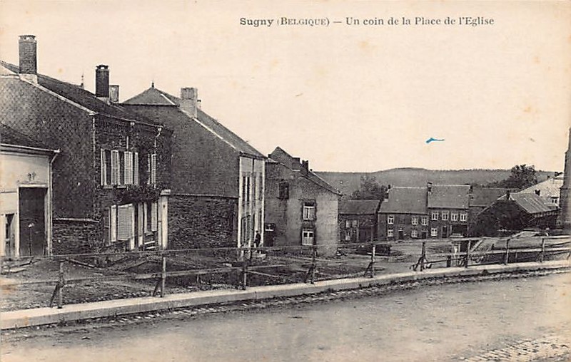 Belgique - Sugny (Namur) Un Coin De La Place De L'Ã©Glise