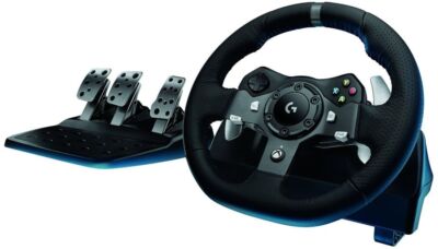 Logitech G920 Driving Force Racing Wheel and Pedals for XBOX ONE and PC (IL/R...