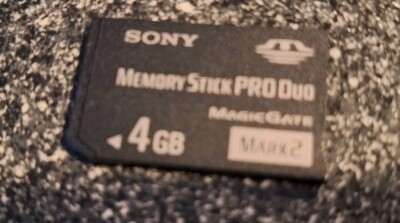 ORIGINAL OEM Sony PSP Memory Stick Pro Duo 4GB Memory Card