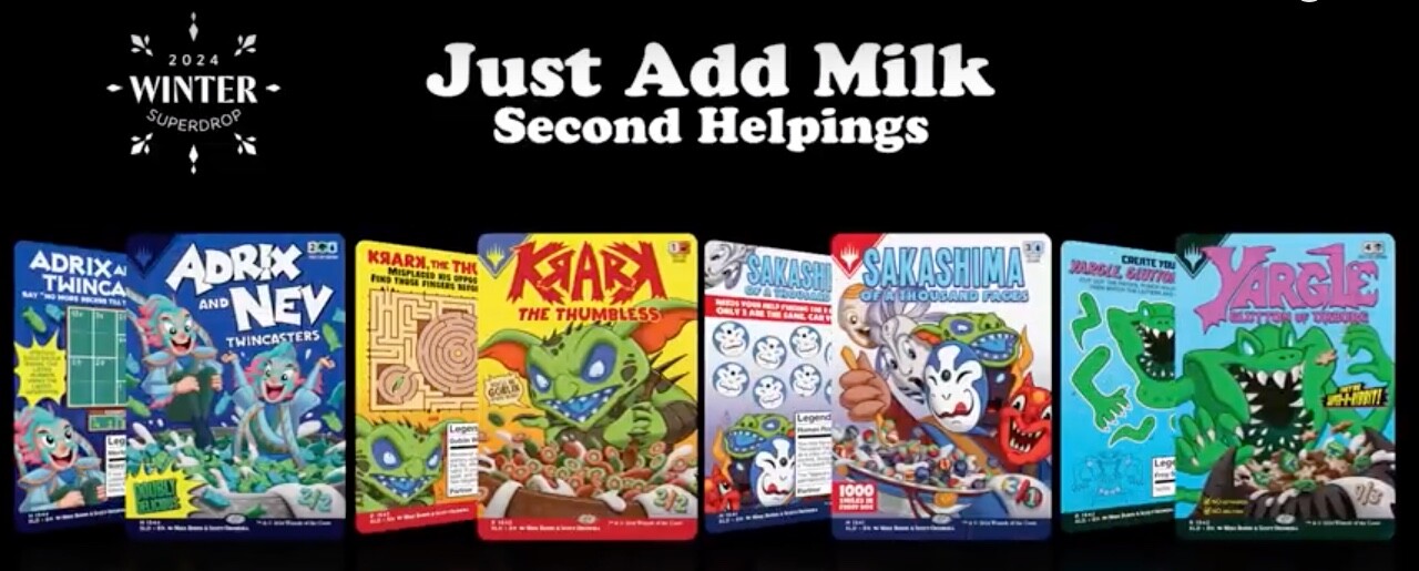 MTG 【Foil】Just Add Milk: Second Helpings MTG Secret Lair Just Add Milk: Second Helpings [SEALED