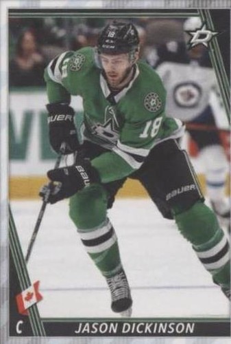 2020-21 Topps NHL Stickers - Jason Dickinson #169