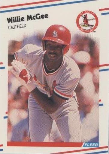 Fleer Classic Miniatures 1988 - Willie McGee #108