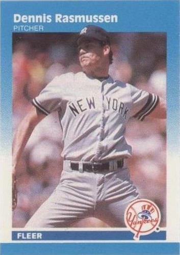 1987 Fleer Classic Miniatures - Dennis Rasmussen #86
