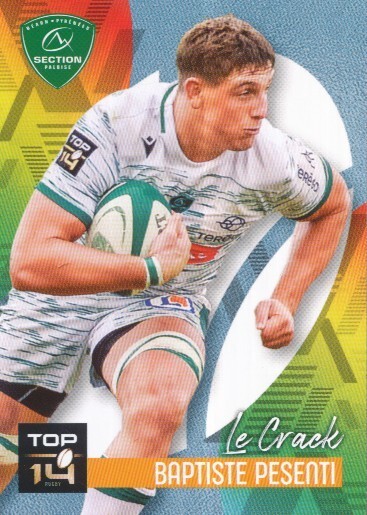 C46 Pesenti Baptiste # Section Paloise # France Panini Card Rugby Top 14 2020