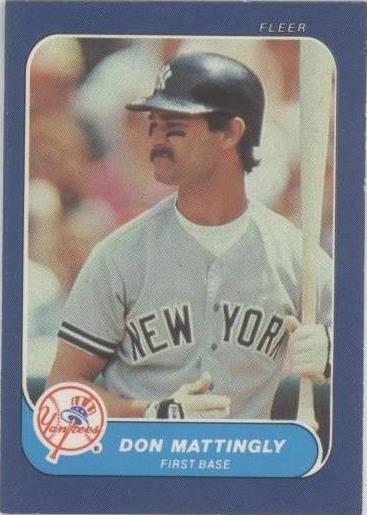 1986 Fleer Classic Miniatures - Don Mattingly #24