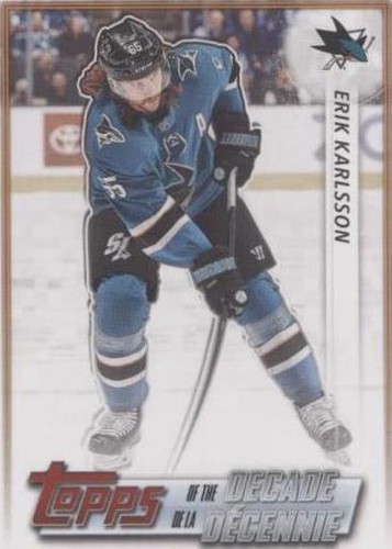 2020-21 Topps NHL Stickers - Erik Karlsson #625