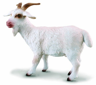 collecta 88212 billy goat - farm animal figurine toy model