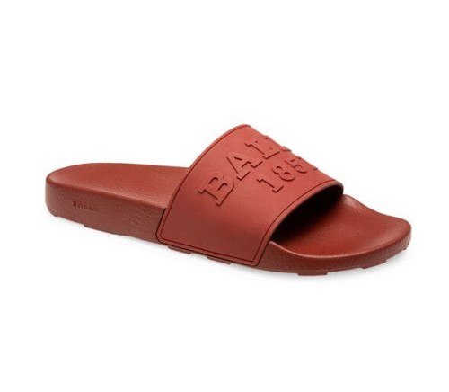 BALLY｜SLIPPERS (CRIMY (MSS045VT003-U901)) Bally Men's Slide Rubber Red Sandals 9 US NIB $185 | eBay