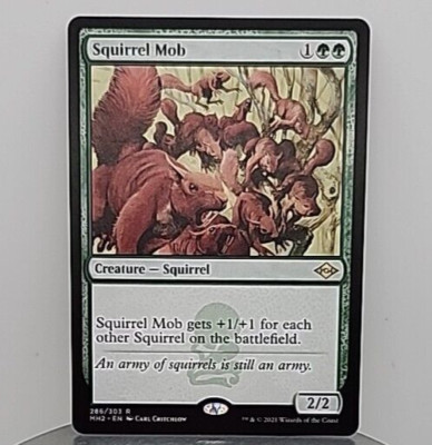 MTG Squirrel Mob Modern Horizons 2 286/303 Regular Rare