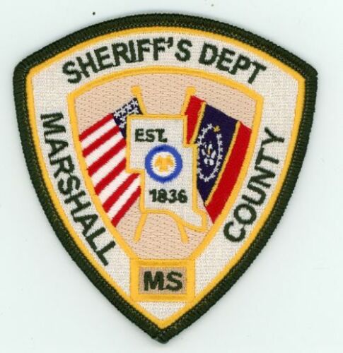 MISSISSIPPI MS MARSHALL COUNTY SHERIFF NICE PATCH POLICE 