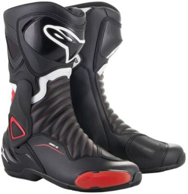 Alpinestars 22230171344 SMX-6 V2 Boots Black | Red 9.5 222301713-44 3404-1418