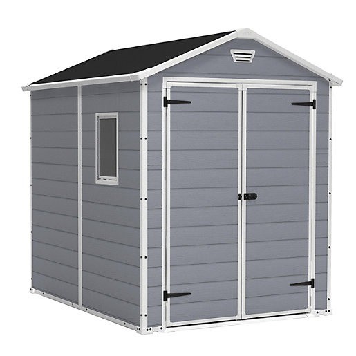 Keter Plastic Shed, 8x6 , Grey Colour (includes floor) Brand New in Box