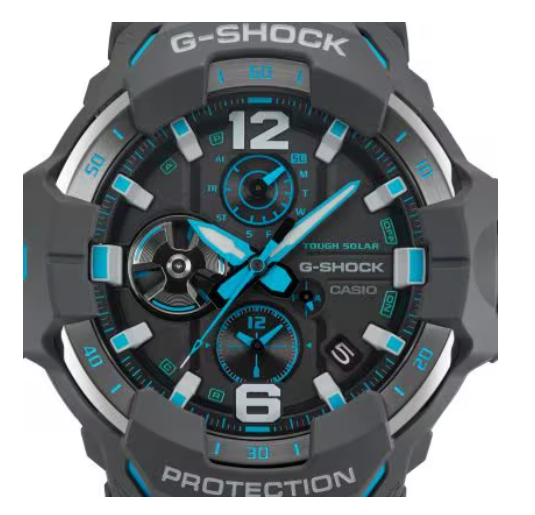 Pre-owned G-shock Casio  Master Of G-air Gravity Master Black Dial Men's Watch Grb300-8a2