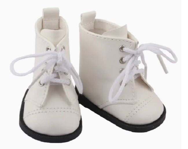 Boots, Leather Tie Boots, Available 6 Colors!  Designed for 18-Inch Dolls